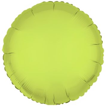 Ballon fluo en aluminium arrondi - Diamètre 43 cm - Couleur au choix