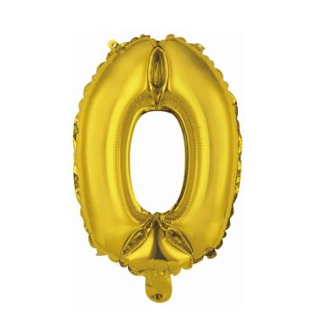 ballon metal a air couleur or chiffre au choix | jourdefete.com