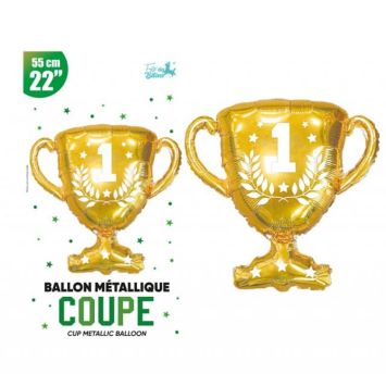 Un ballon représentant une coupe des champions pour un anniversaire pour enfant | jourdefete.com