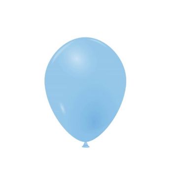 ballon bleu opaque 15 cm | jourdefete.com