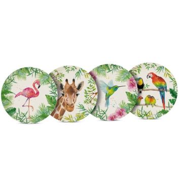 assiettes-bambou-tropiques-exotique | jourdefete.com