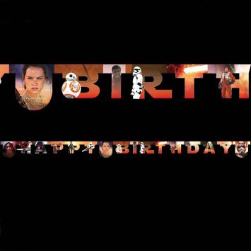 Banderole Anniversaire - Star Wars® VII Le Réveil de la Force