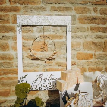 Cadre photobooth - Collection Baptême Jolis Brins