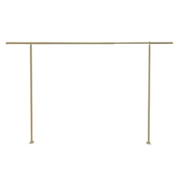 Barre décorative extensible pour table en métal - 120-180 x 106 cm - Couleur au choix