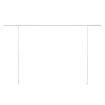 Barre décorative extensible pour table en métal - 120-180 x 106 cm - Couleur au choix