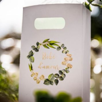 6 Sachets Cadeaux - Bébé d'Amour