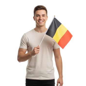 Drapeau Belgique - 30 x 45 cm
