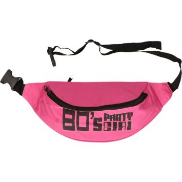 Un sac banane rose sur le thème des années 80 | jourdefete.com