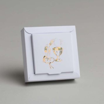 Boîte à Dragées Communion - Calice Doré