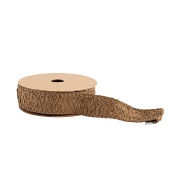 Bobine de ruban tressé - 25 mm x 3 m - Couleur au choix