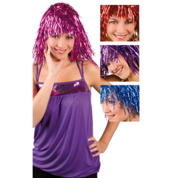 Perruque Lamée - Coloris au Choix