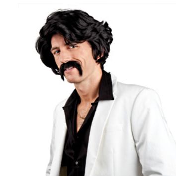 perruque et moustache chuck norris