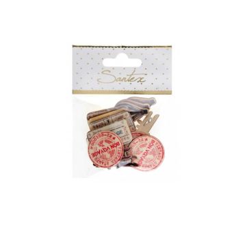 20 Confettis de table - Bon Voyage