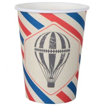 10 Gobelets en carton - Bon Voyage