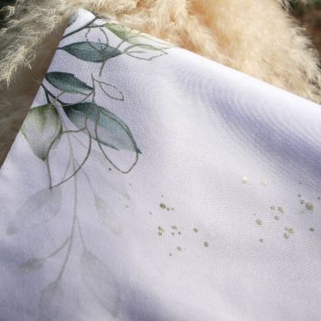 Chemin de table - Collection Botanique Vert et Or 