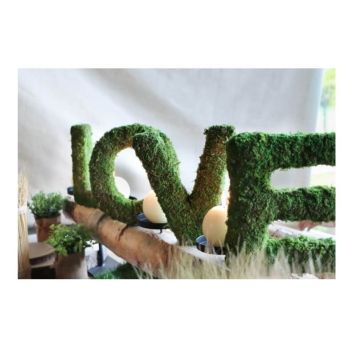 Set 4 lettres "Love" mousse 20 cm