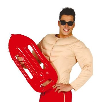 bouée de sauvetage rouge de 65 cm | jourdefete.com