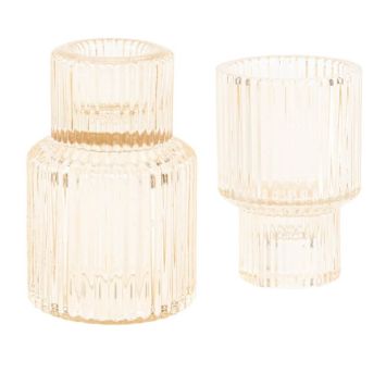 Un bougeoir double pour vos jolies bougies de toutes tailles lors de votre événement | jourdefete.com