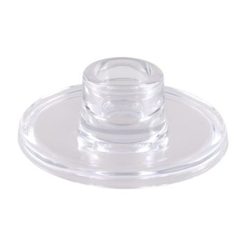 Un bougeoir en verre parfait pour vos bougies flambeau | jourdefete.com