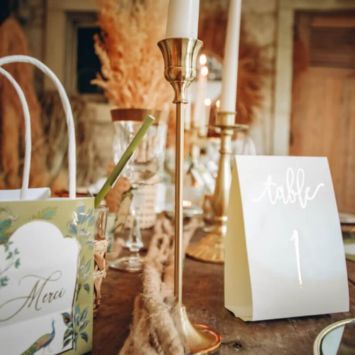 Bougeoir Le Raffiné Laiton - 22.5 cm