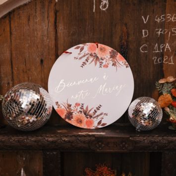 Boule à facettes miroir argentée à suspendre - Diamètre 20 cm - Collection Time to Disco