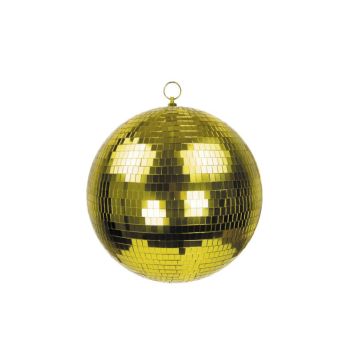 Une magnifique boule à facettes pour disco dorée pour votre soirée | jourdefete.com
