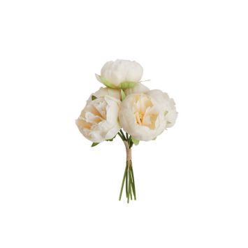 Bouquet de 6 Pivoines - 27,5 cm - Couleur au choix
