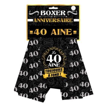 boxer festif 40 ans | jourdefete.com