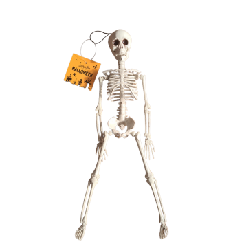 Squelette blanc à suspendre pour Halloween | jourdefete.com