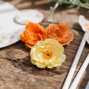 Assortiment de décorations à parsemer - 6 pièces - Collection Peachy