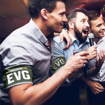 Brassard "Mission EVG" - Collection Mission Enterrement de vie de garçon