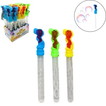Bâton Bulles de Savon Dinosaure - 25 cm - 50 ml - Couleur Aléatoire