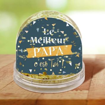 Boule à neige - Fête des Pères - Le Meilleur Papa