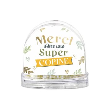 boule à neige merci d'être une super copine