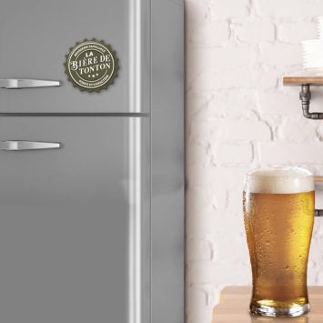 Décapsuleur magnétique affectif - La Bière de Tonton - Collection Famille d'Amour