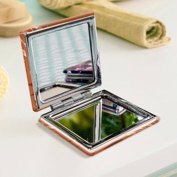 Miroir de poche - Maman que j'aime à la folie - Collection Famille d'Amour