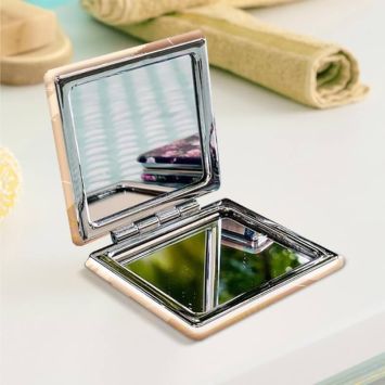 Miroir de poche - Mamie en or et super chouette - Collection Famille d'Amour