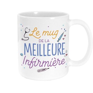 Optez pour ce mug de la meilleure infirmière comme cadeau | jourdefete.com