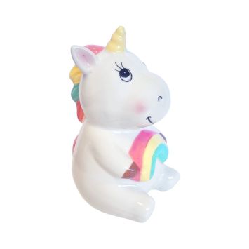 Tirelire en céramique pour enfant - Licorne