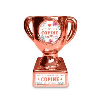 trophee cadeau super copine| jourdefete.com