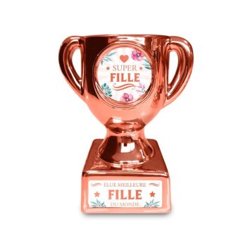trophee cadeau super fille| jourdefete.com