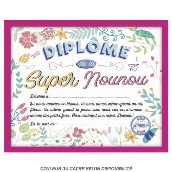 cadre-nounou-remerciement-cadeau | jourdefete.com