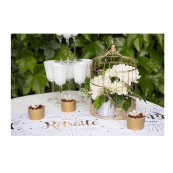 Tirelire Cage Vintage - Or