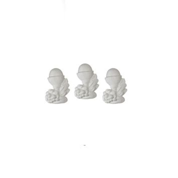 Decoration petits elements calice blanche façon pate a sucre pour communion ou bapteme x6 | jourdefete.com