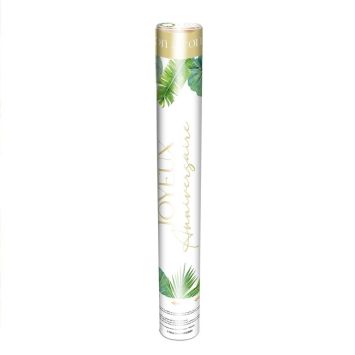 canon anniversaire tropical a confettis blancs | jourdefete.com