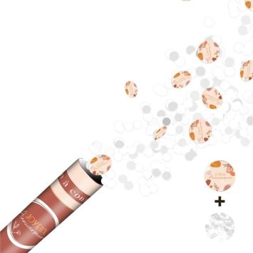 Canon à confettis - Joyeux Anniversaire - Collection Terracotta | jourdefete.com