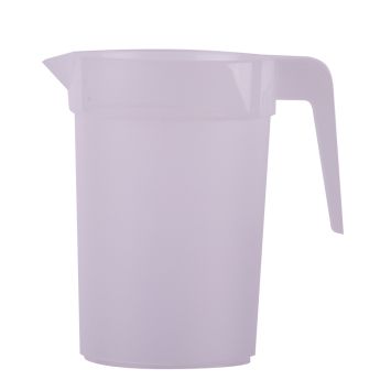 Carafe en plastique transparente 1 litre avec anse pratique | jourdefete.com