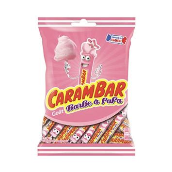Sachet de bonbons - Carambar au goût de barbe à papa - 110 g