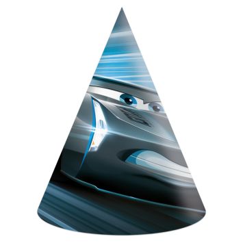 6 chapeaux de fête en carton - Cars™