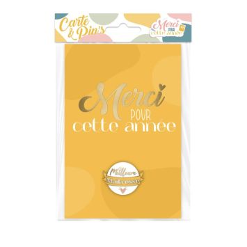 Carte et Pin's - Meilleure Maîtresse | jourdefete.com